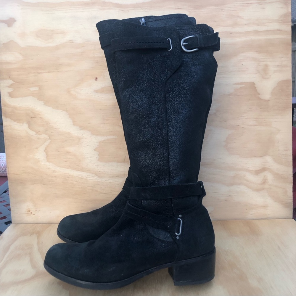 UGG Darcie Tall Black Riding Boots Women’s Size 9